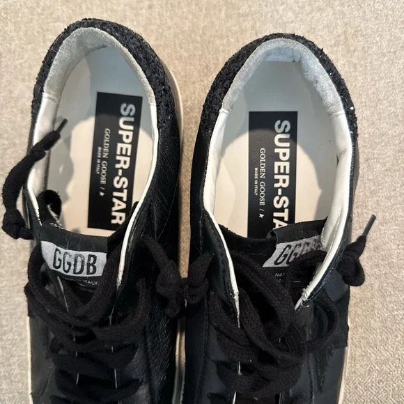 Golden Goose Black and White Women's Sneakers - Picture 5 of 8